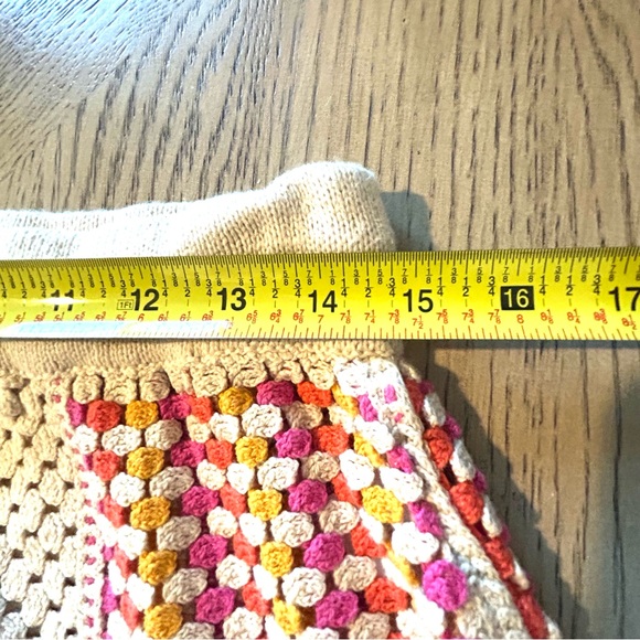 Revolve House of Harlow 1960 Crochet Shorts Drawstring Waist Colorful Size M - Picture 6 of 8